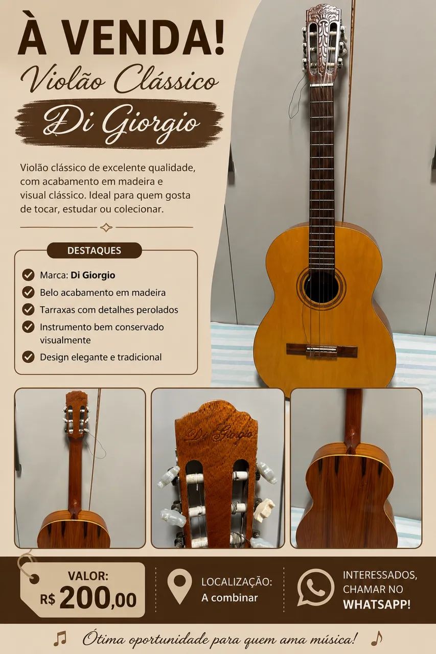 Vendo violão 