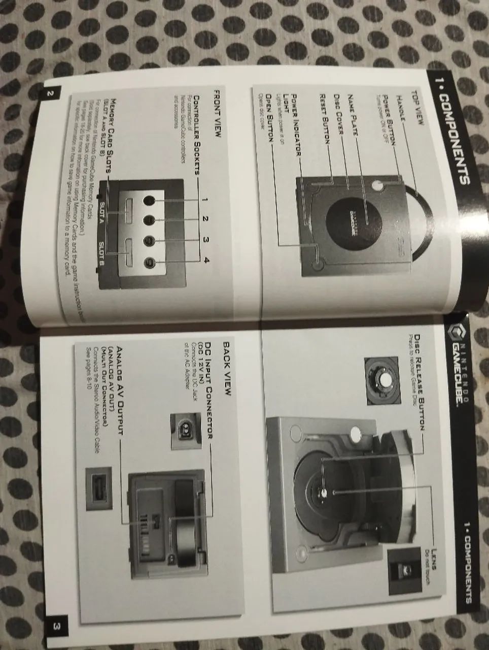 Manual de instrução game cube original  - Foto 5