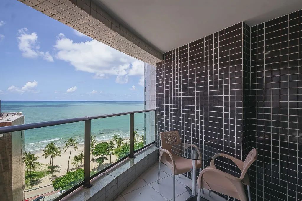 Apartamento para locação no Edifício Parque Atlântico, em Boa Viagem  44m², 1 suíte, varan