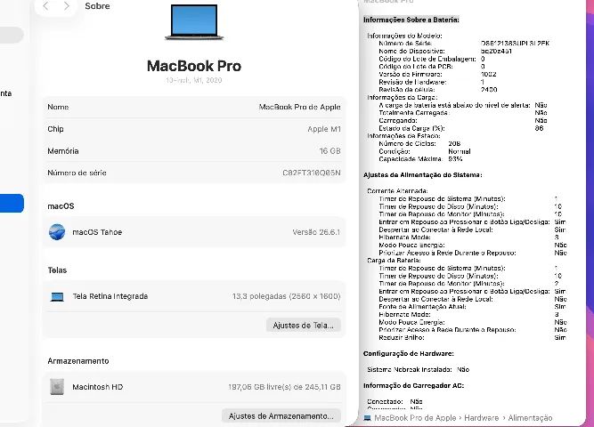 MacBook Pro M1 Touch Bar (M1/16g/256g) 13,3 polegadas - Foto 2