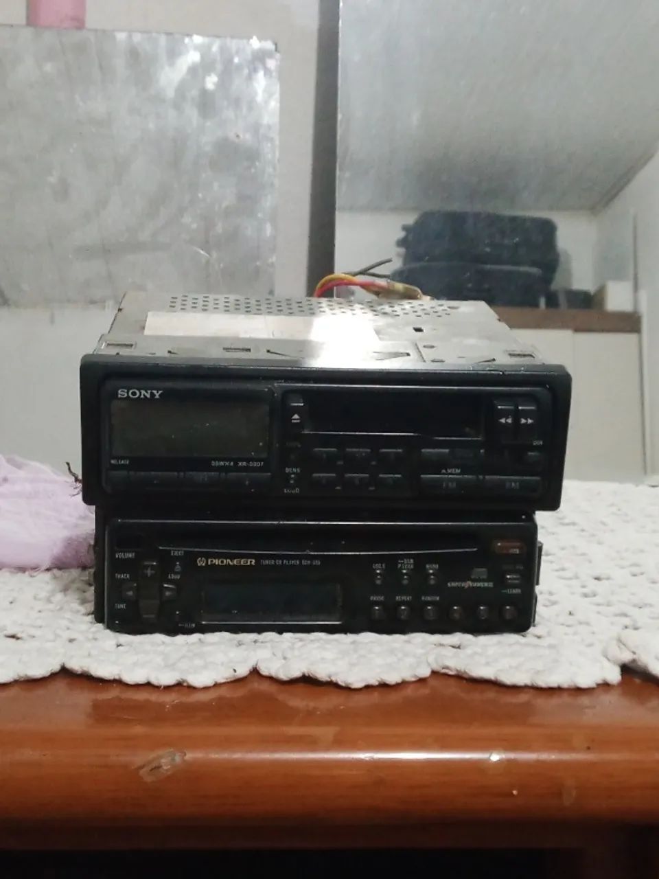 Rádio toca fita 