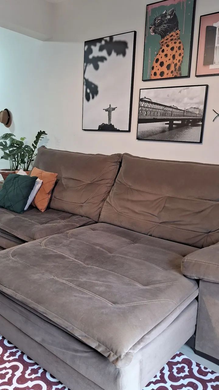 Sofá retrátil e reclinável - Foto 4