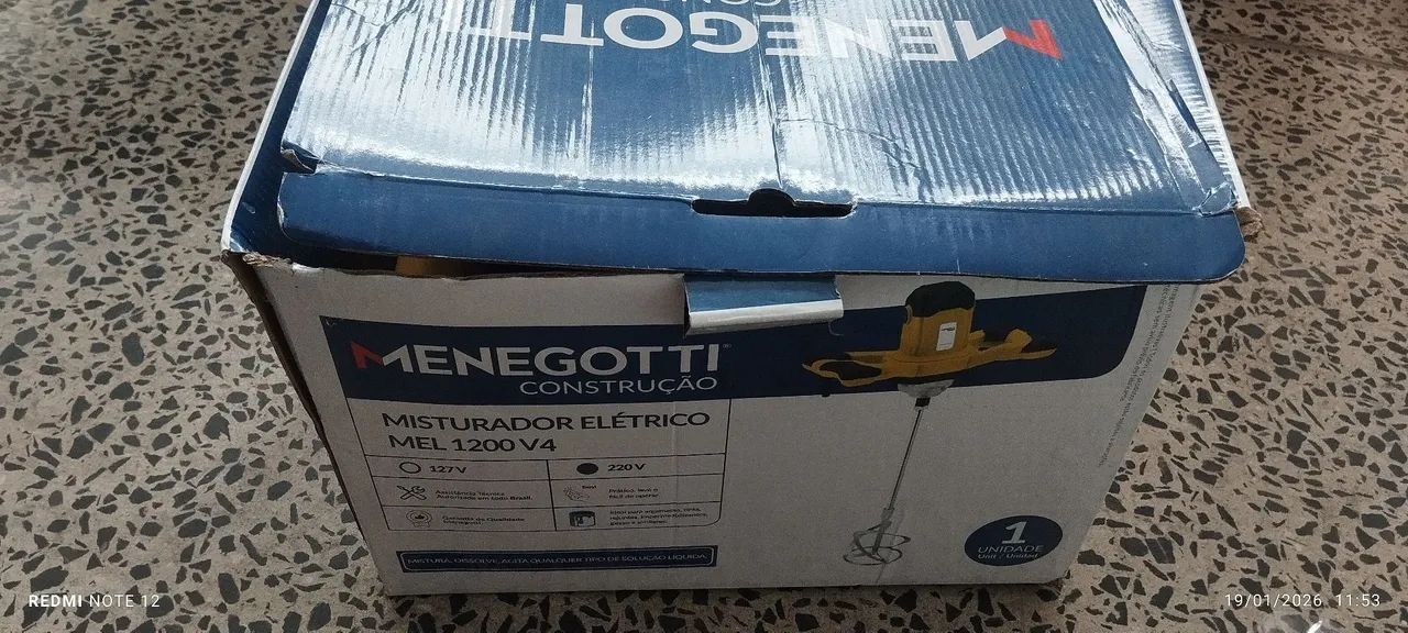 Misturador Elétrico de Argamassa e tintas