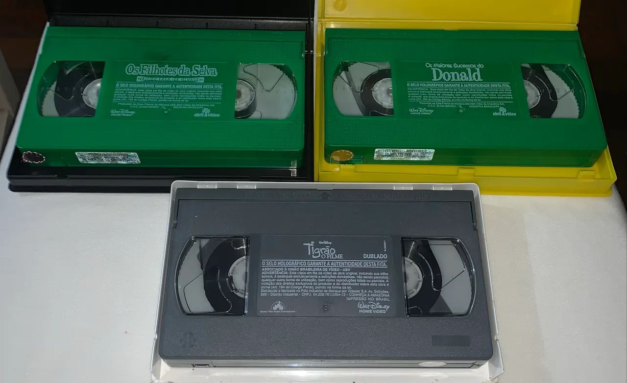 3 Fitas Vhs Disney Donald Filhotes da Selva e Tigrao o Filme excelente estado  - Foto 2