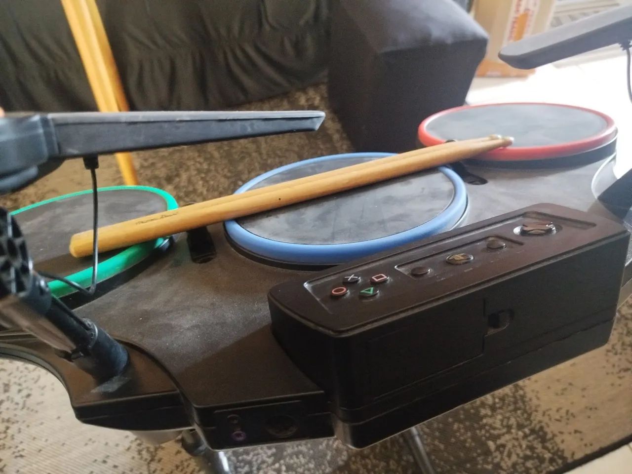 Bateria guitar hero ps3 e pc - Foto 3
