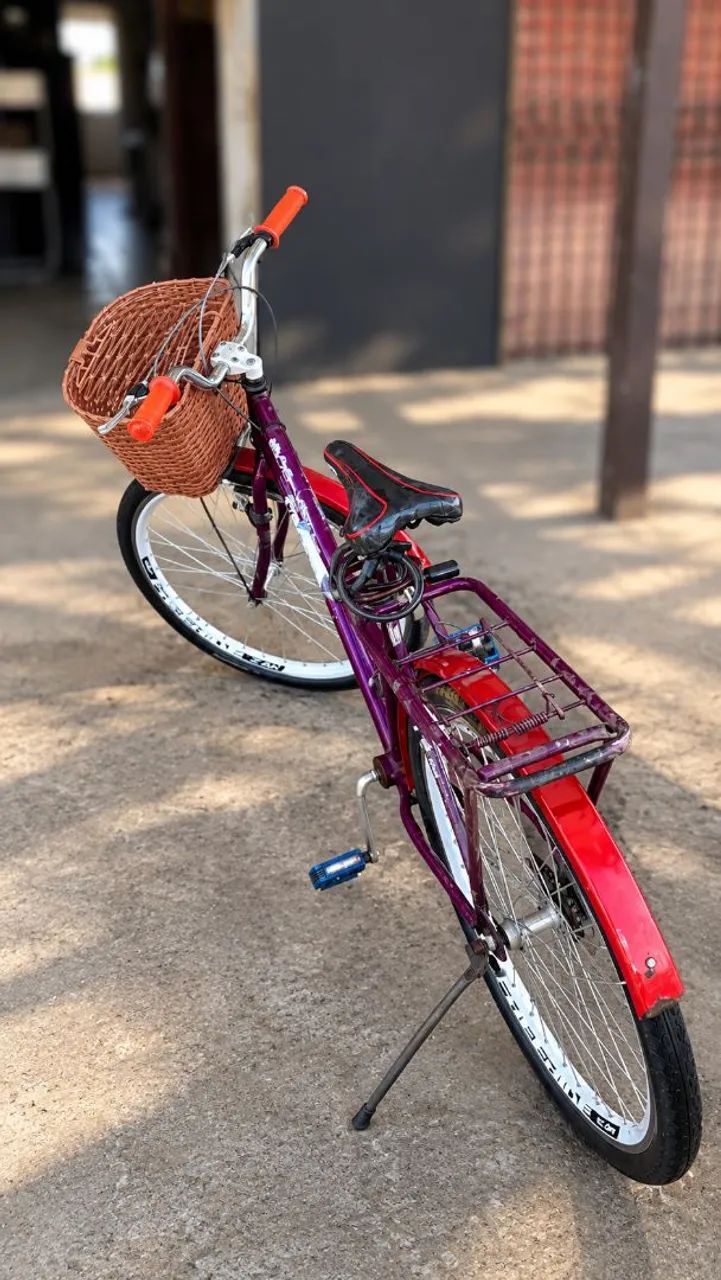 Bicicleta roxa - Foto 2