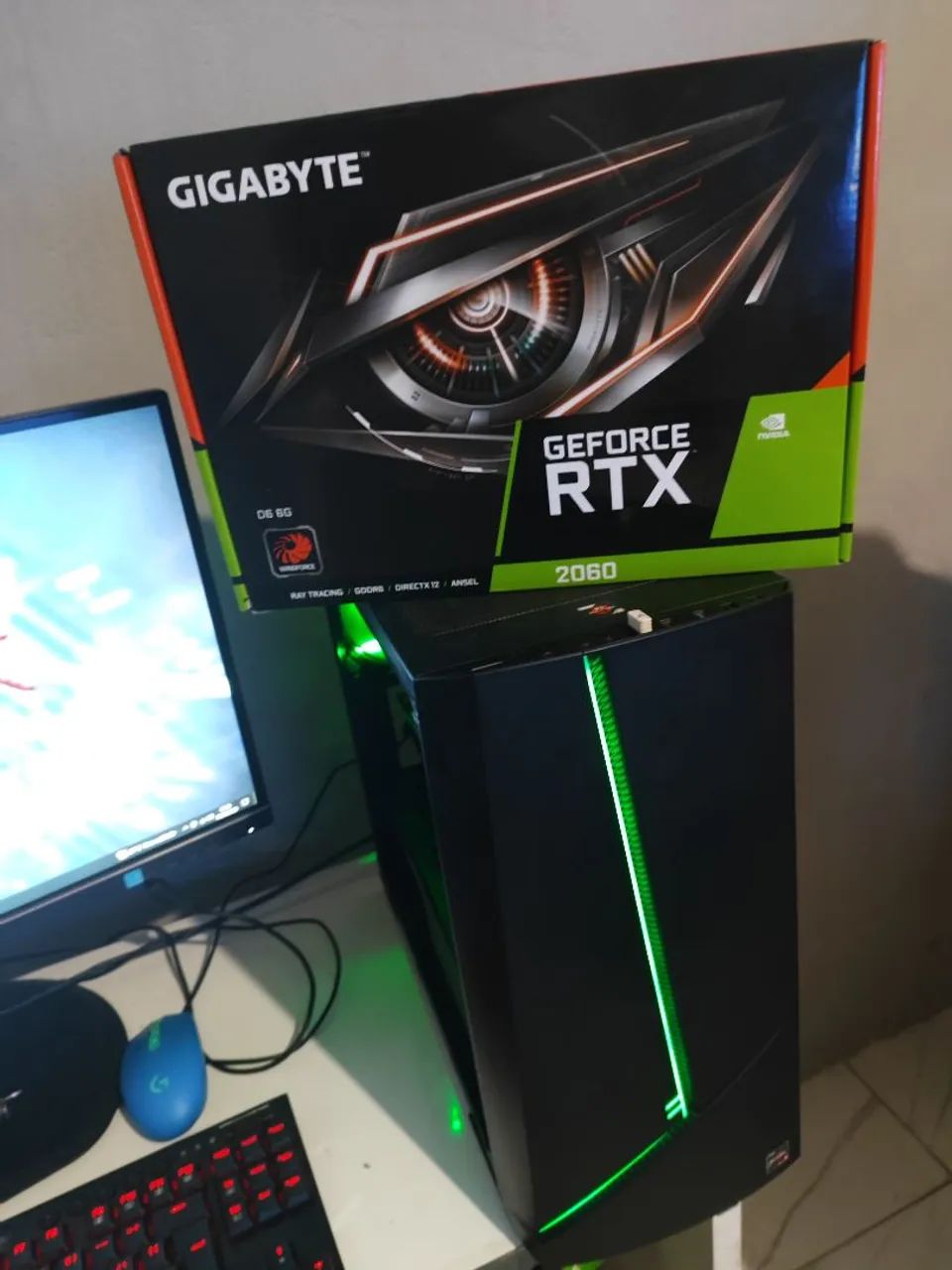 CPU gamer Ryzen 5 + RTX 2060 + 16GB +SSD + HD aceito cartão! - Foto 3