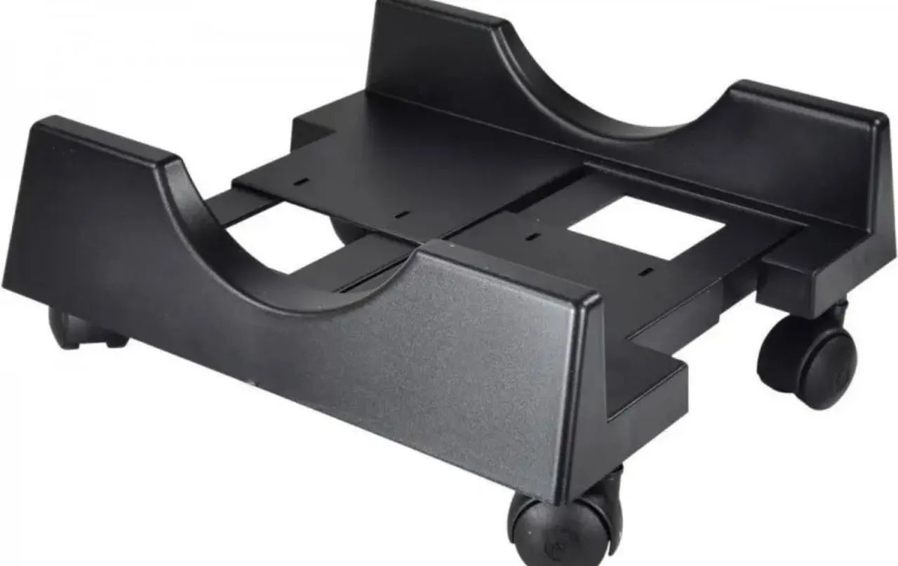 SUPORTE ARTICULADO COM RODINHAS PRETO