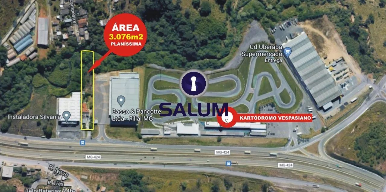 EXCELENTE ÁREA 3.076m2 - ÓTIMA TOPOGRAFIA - Foto 2