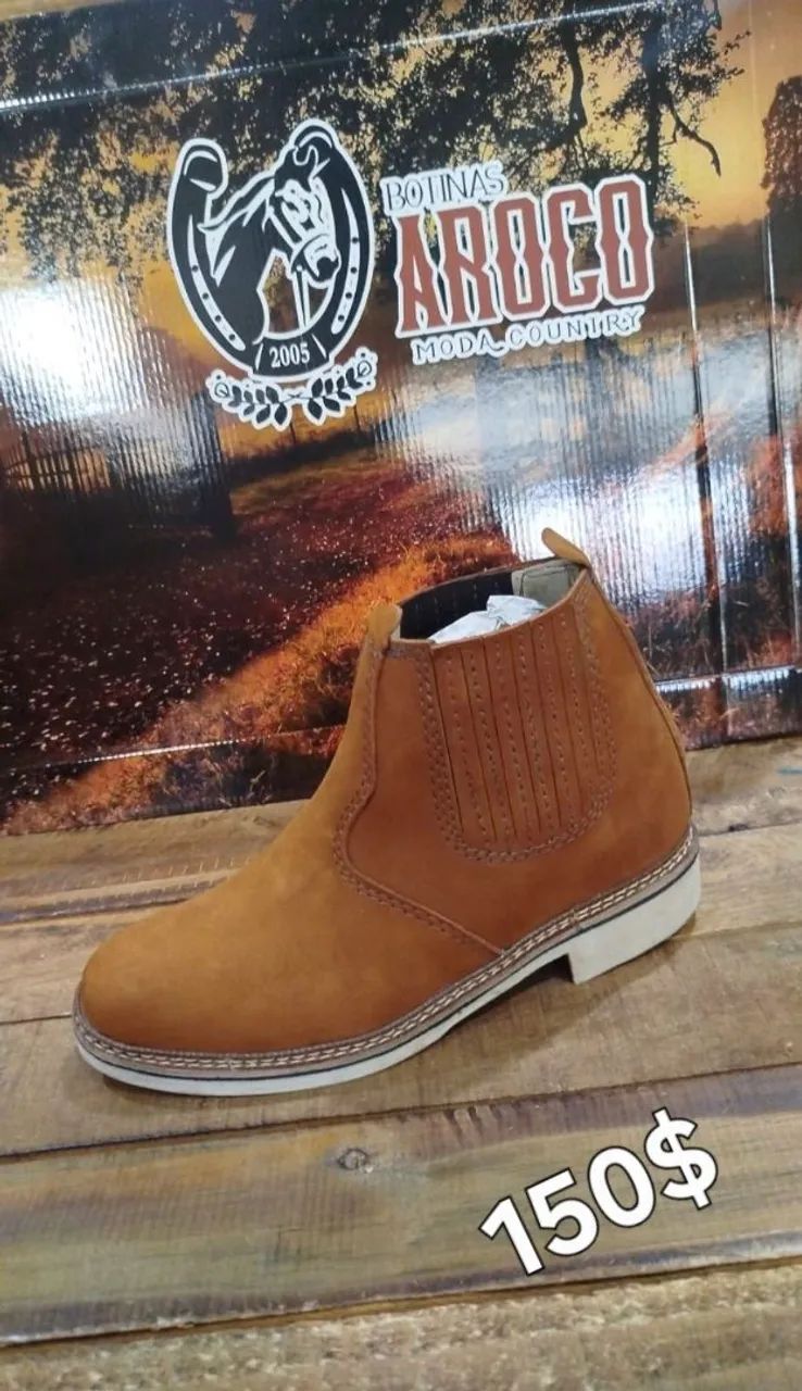 Bota de couro 