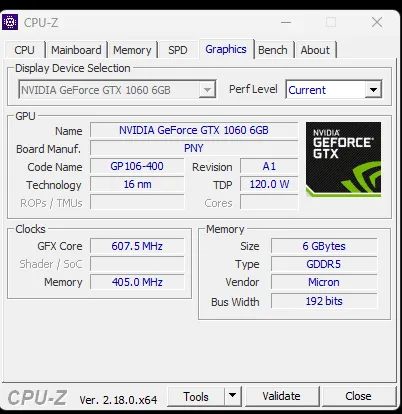 Placa de video Nvidia gtx 1060 6gb
