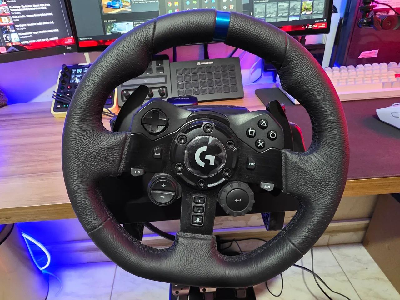 LOGITECH G923 - PS5 e PC - Foto 2