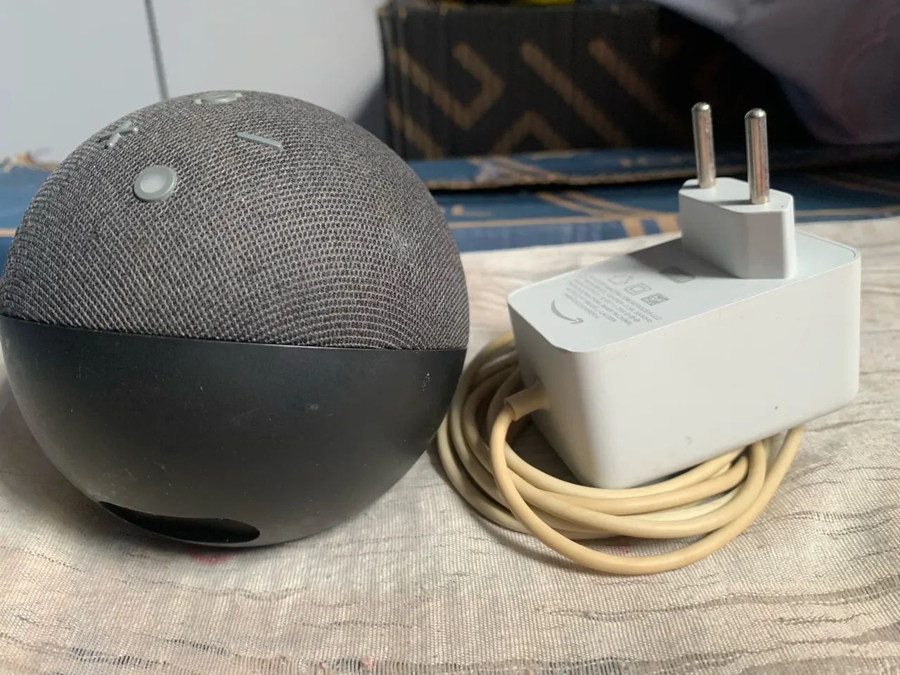 Amazon Echo Dot 4ª Geração com Alexa - Preta - Funcionando Perfeitamente - Foto 3