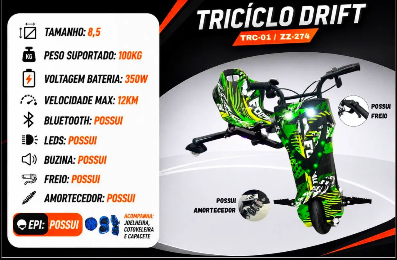 Triciclo Drift  - Foto 3