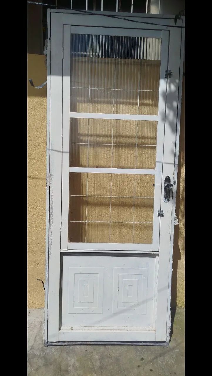 Porta ja com vidro 