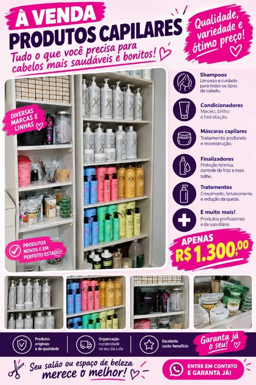 Produtos capilares 