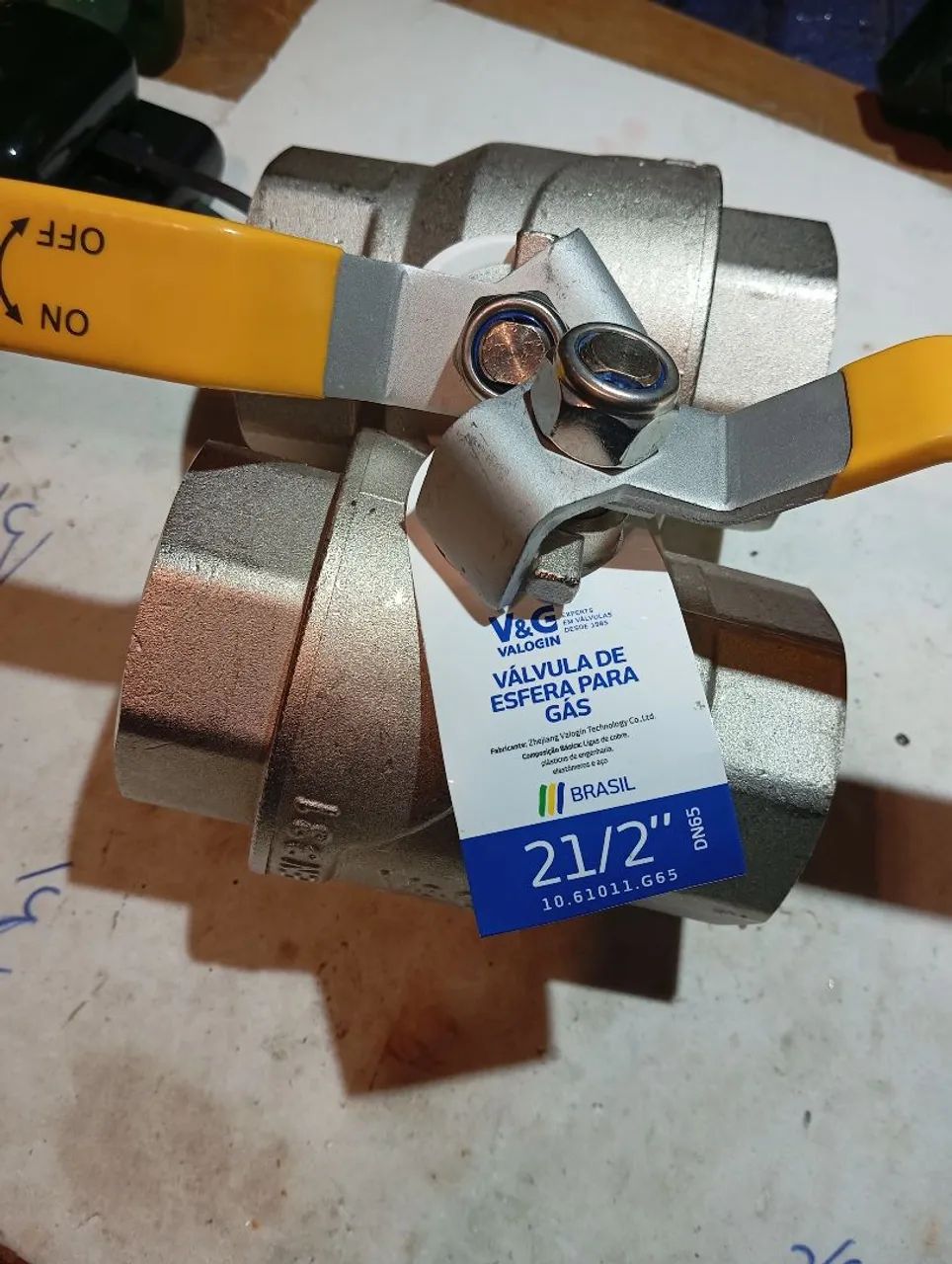 Registro de esfera para gás  - Foto 2