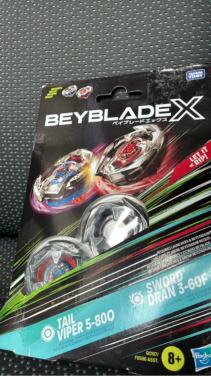 Beyblade X Tail Viper Sword Dran