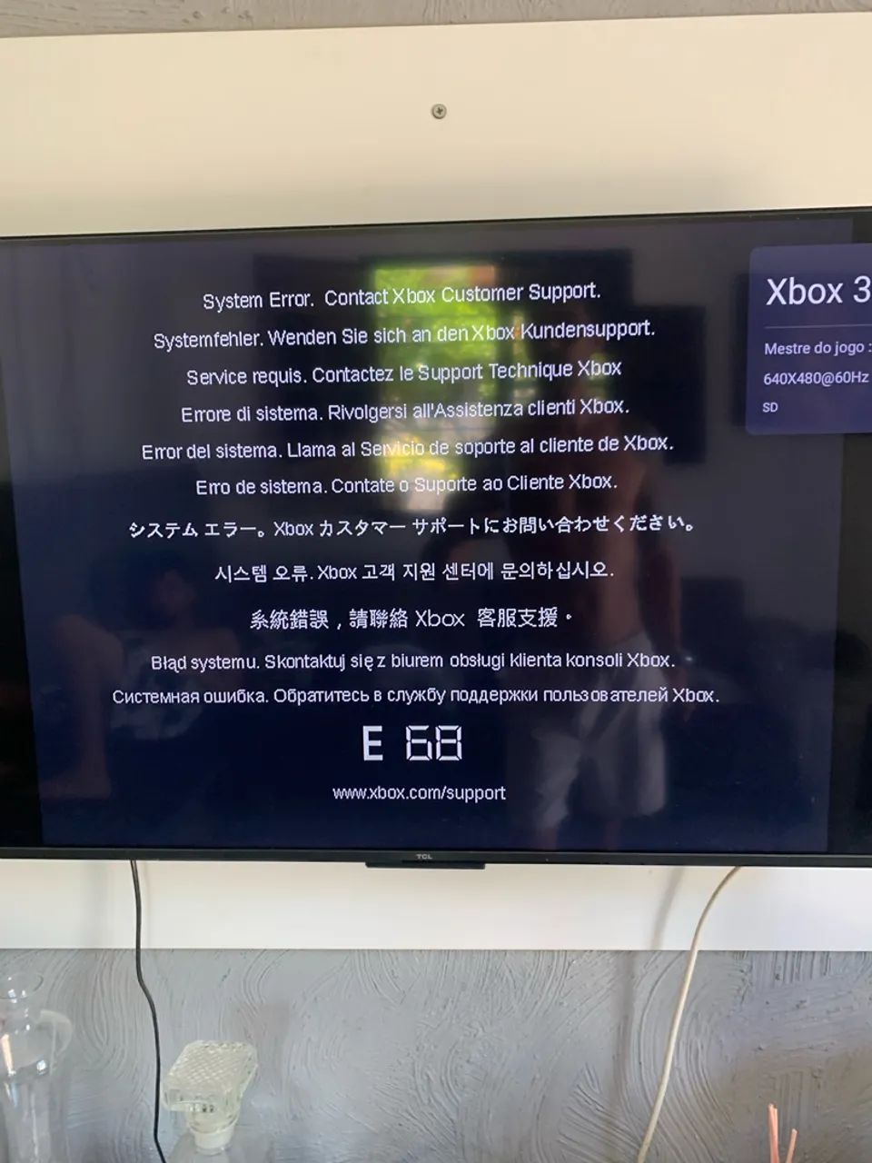 X box 360 COM ERRO E68 - Foto 5