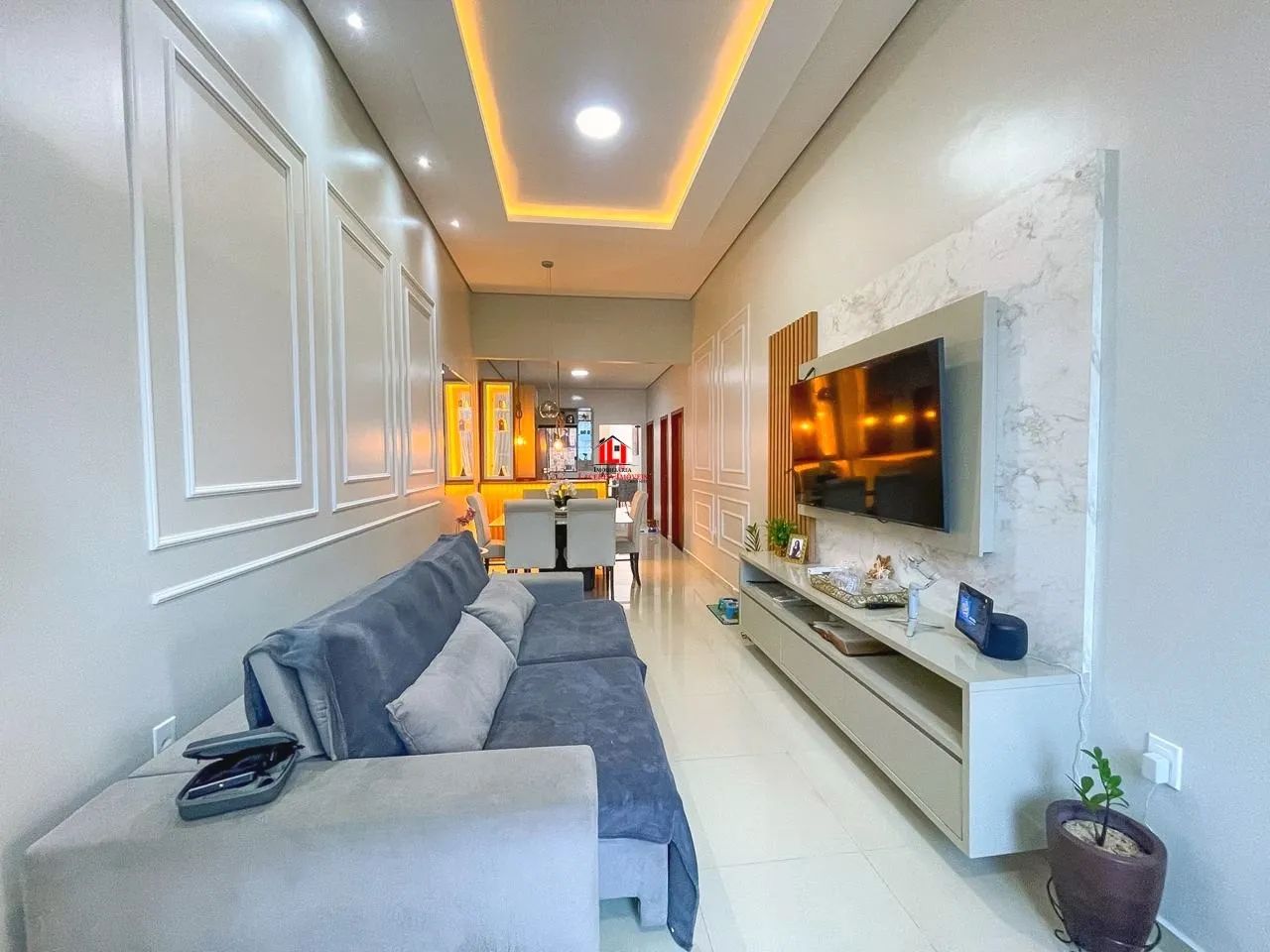 casa térrea semimobiliada com 3 quartos sendo 1 suíte - Foto 5
