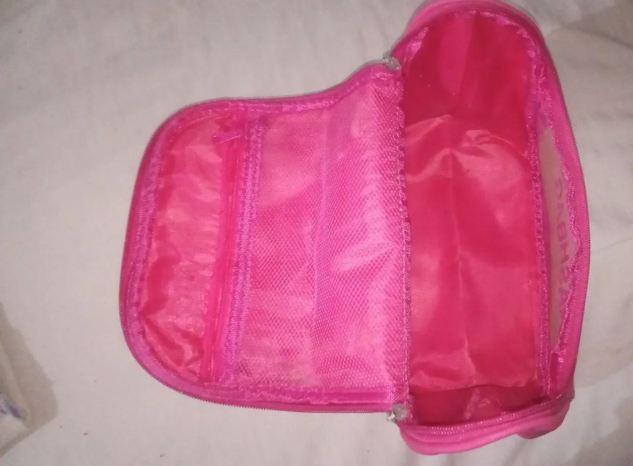 Bolsa Nécessaire Rosa Feminina  - Foto 3