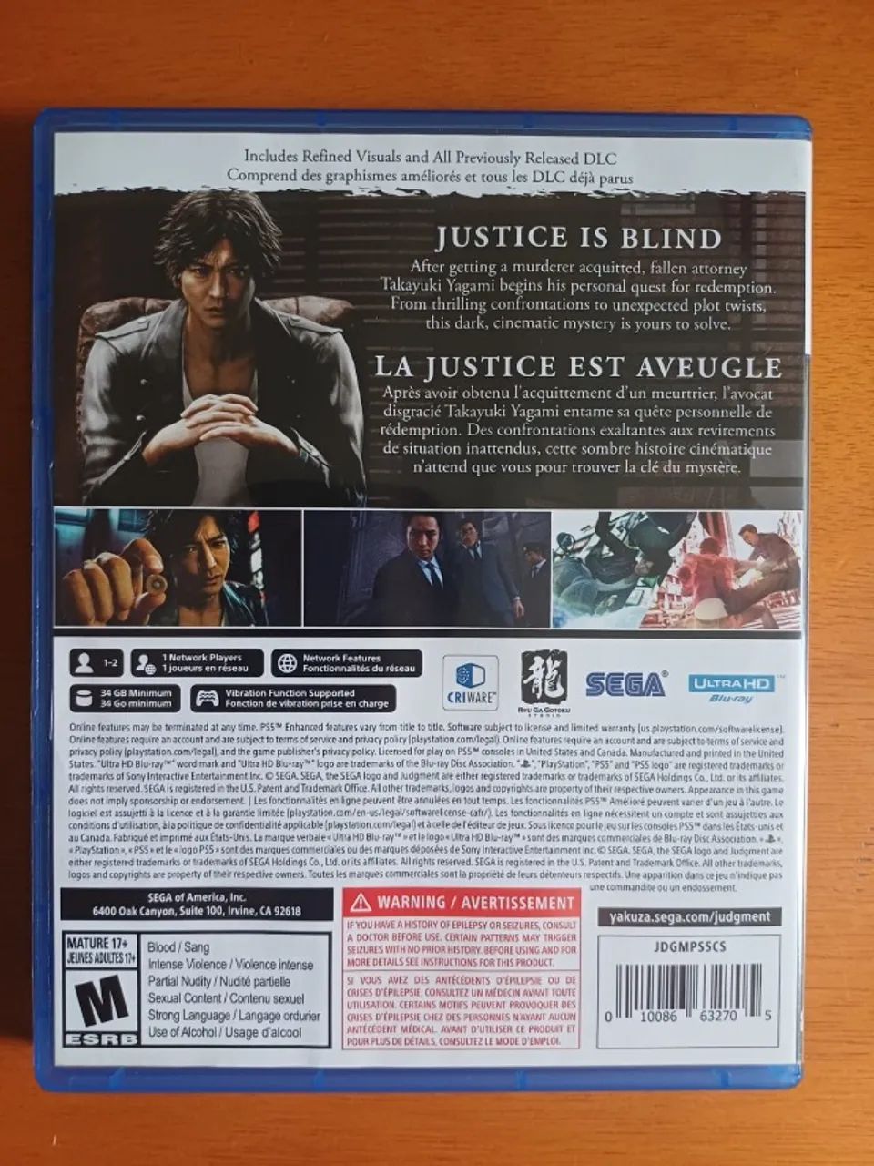 Yakuza Judgment Playstation 5 - Jogos de Vídeo Game - Morro