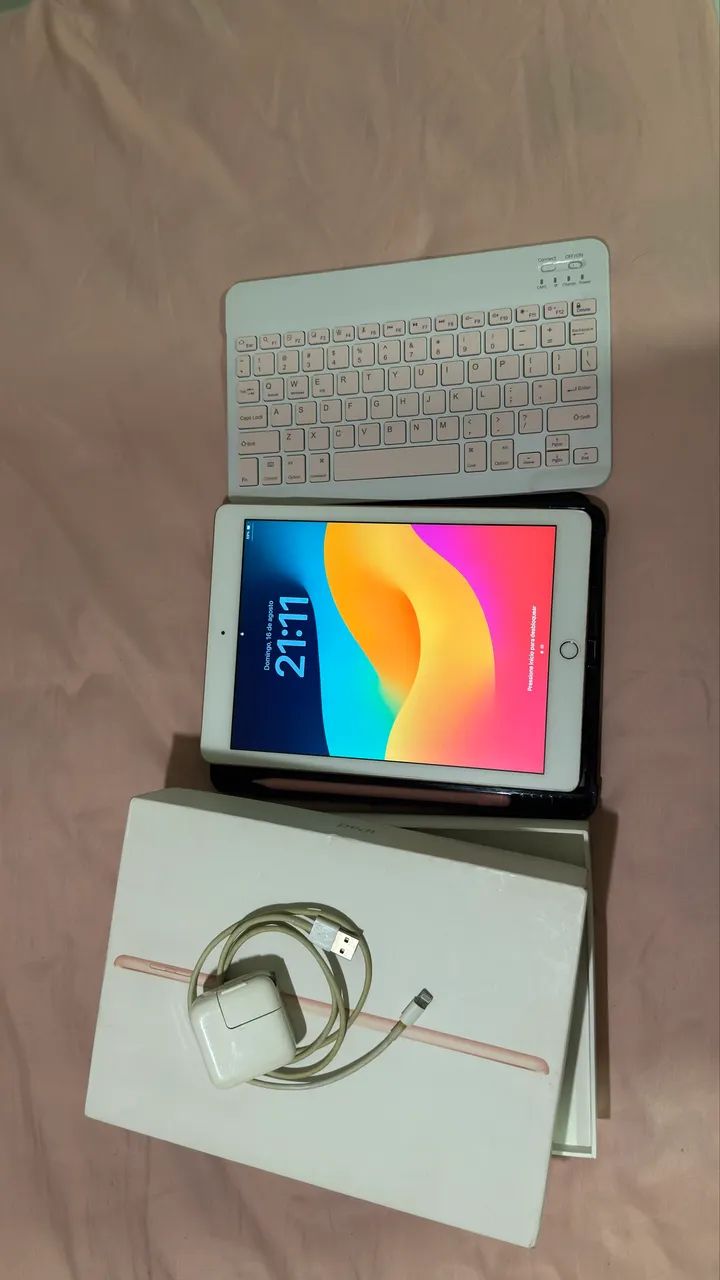 iPad 6 128gb completo rose  - Foto 2