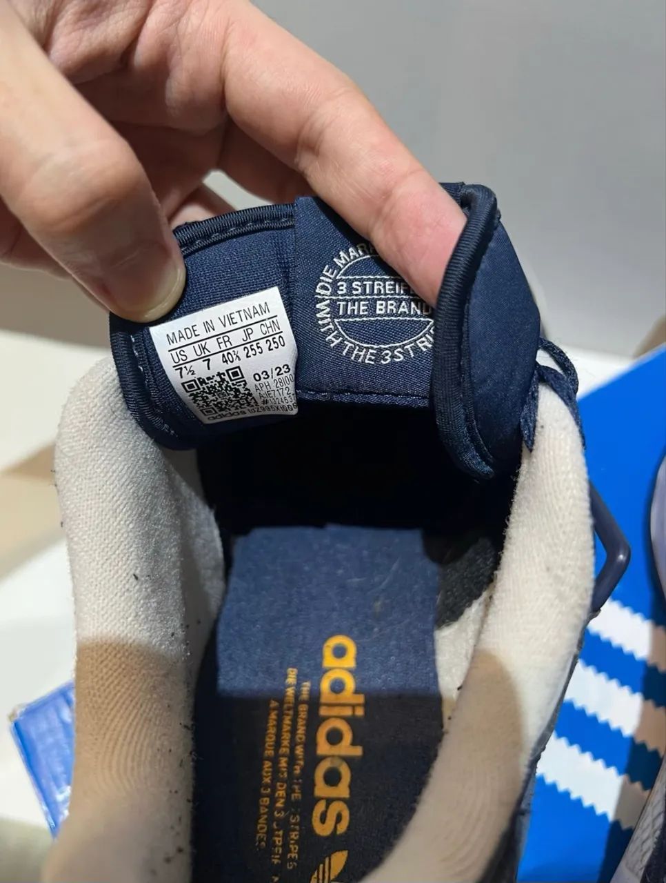 Adidas forum low cor Indigo Blue/white 38 Original - Foto 4