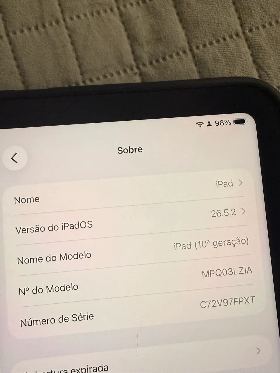 IPAD 10a GERAÇÃO 64 GB + Apple Pencil USB-C Original  - Foto 5