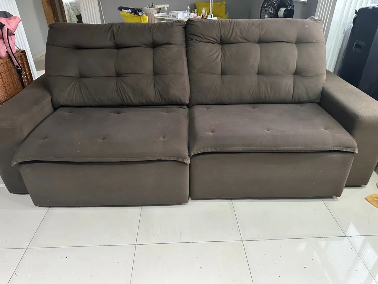 Vendo sofá retrátil e reclinado  - Foto 2
