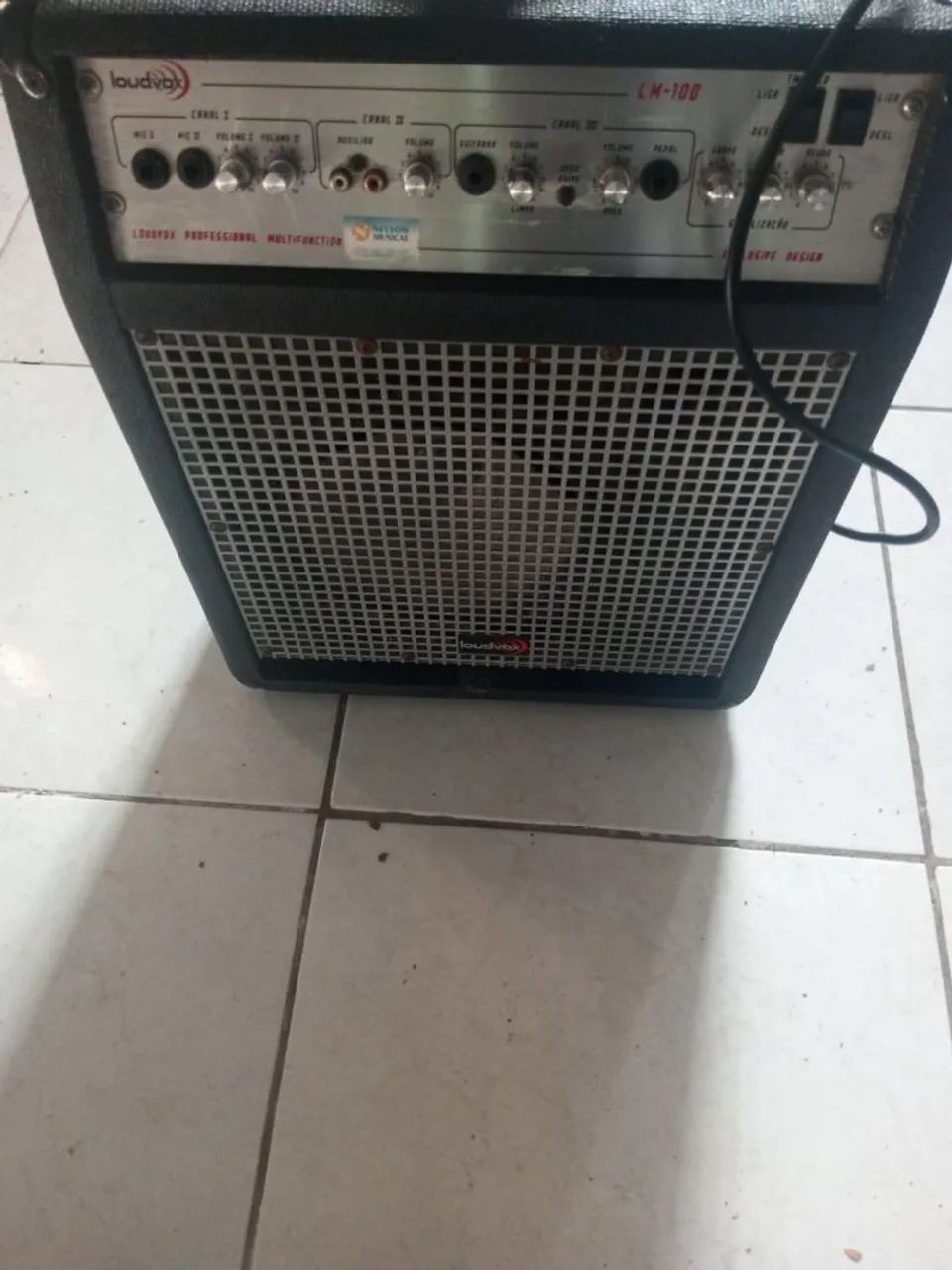 Caixa de som amplificada marca loudvok lm 100 - Foto 3