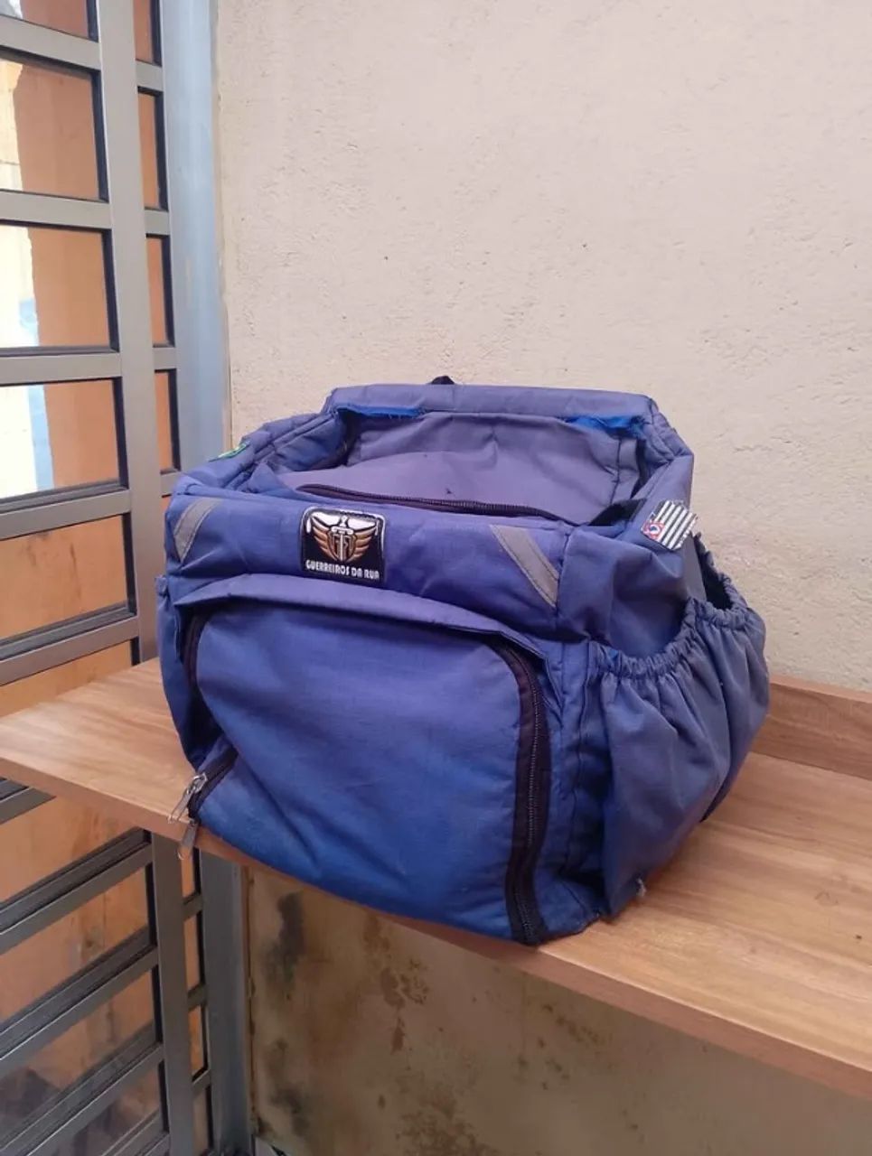 Bag Mochila 80L Guerreiros da Rua - Delivery | Usado - A Retirar - Foto 2