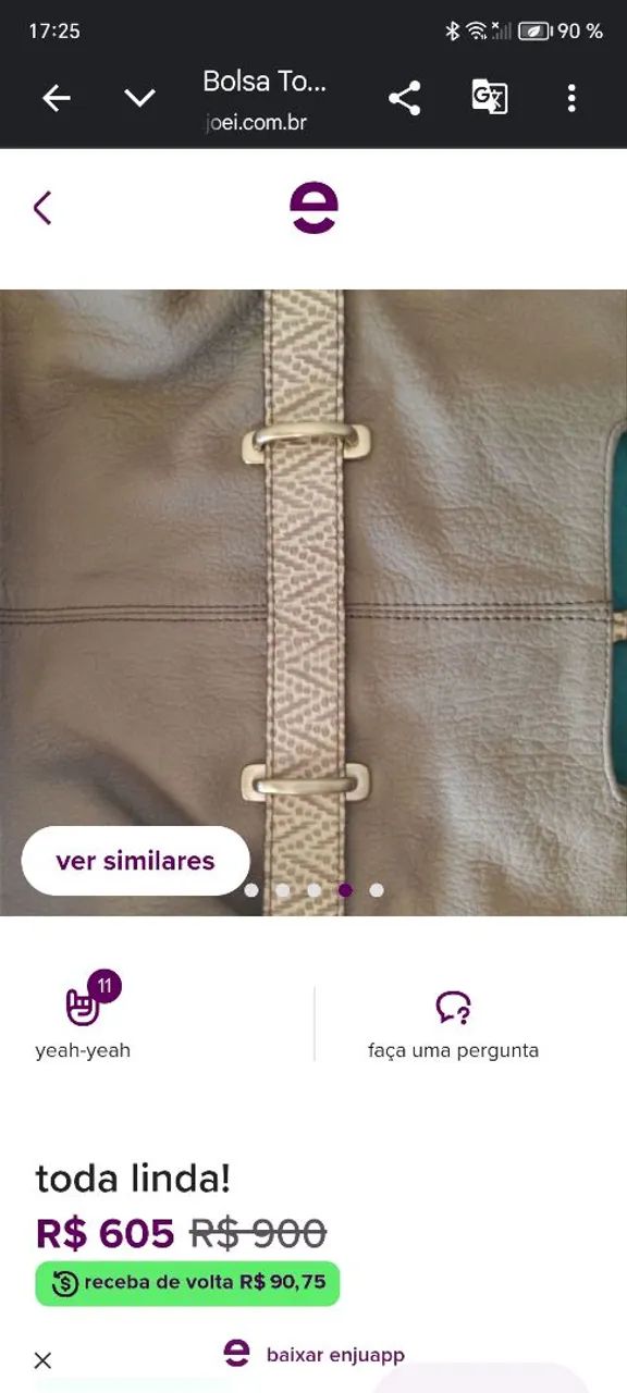 Bolsa Capodarte original couro legítimo  - Foto 4