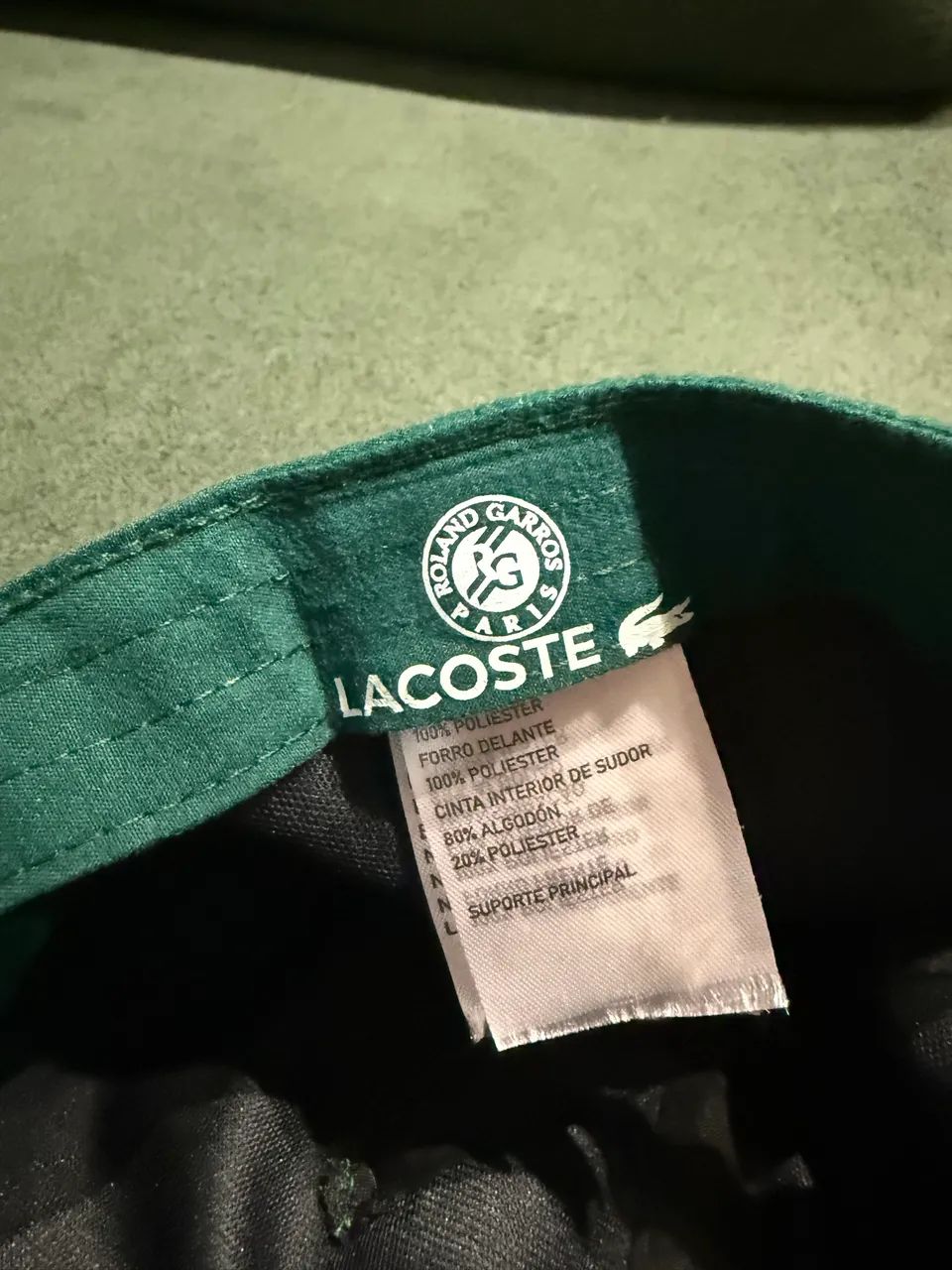 Boné verde Lacoste Roland Garros - Foto 2