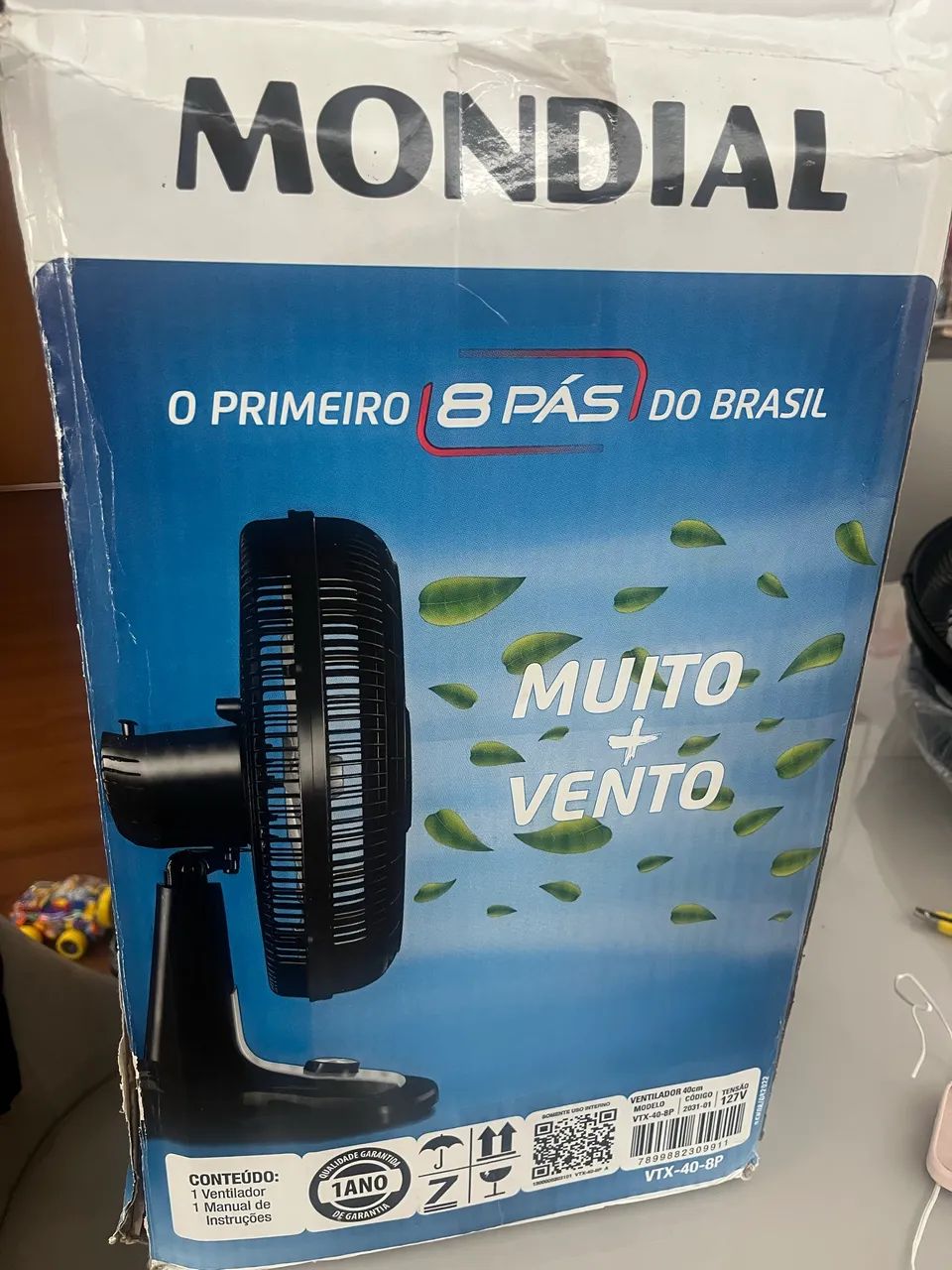 Ventilador Mondial VTX 40 8Pás 110V - Foto 2