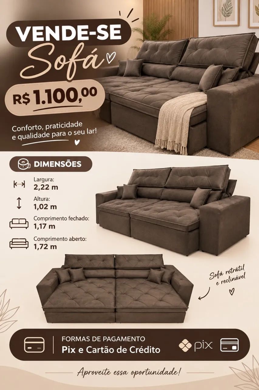 Vende se sofá