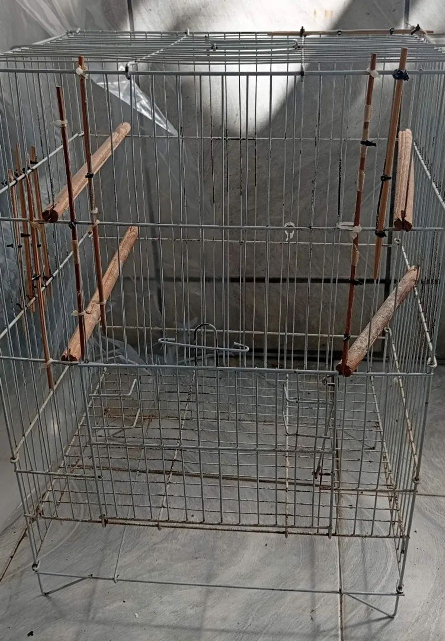 Gaiola para pássaros com pequeno defeito  - Foto 3