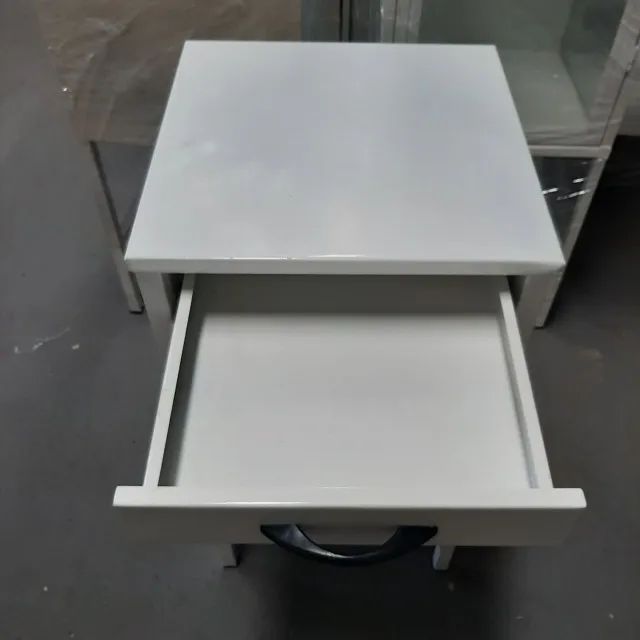 MESA AUX ESM BCO C/GAV 40X40X80CM S/ROD - Foto 2