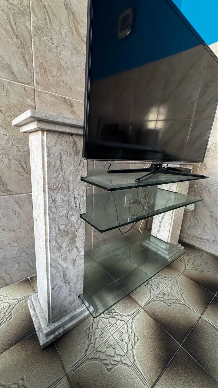 Rack de vidro e mármore  - Foto 2