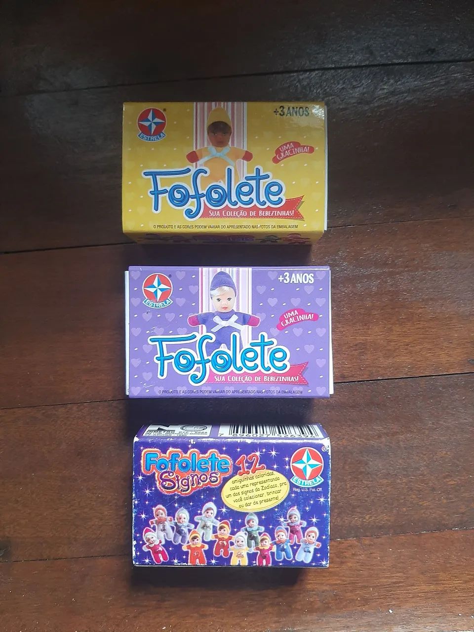 3 bonecas fofolete 
