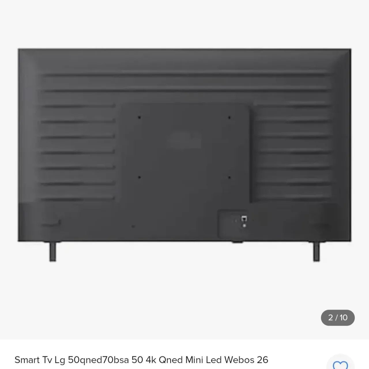 vendo tv smart LG QNED 50 polegadas nova lacrada nunca foi usada abro testo na hora  - Foto 4