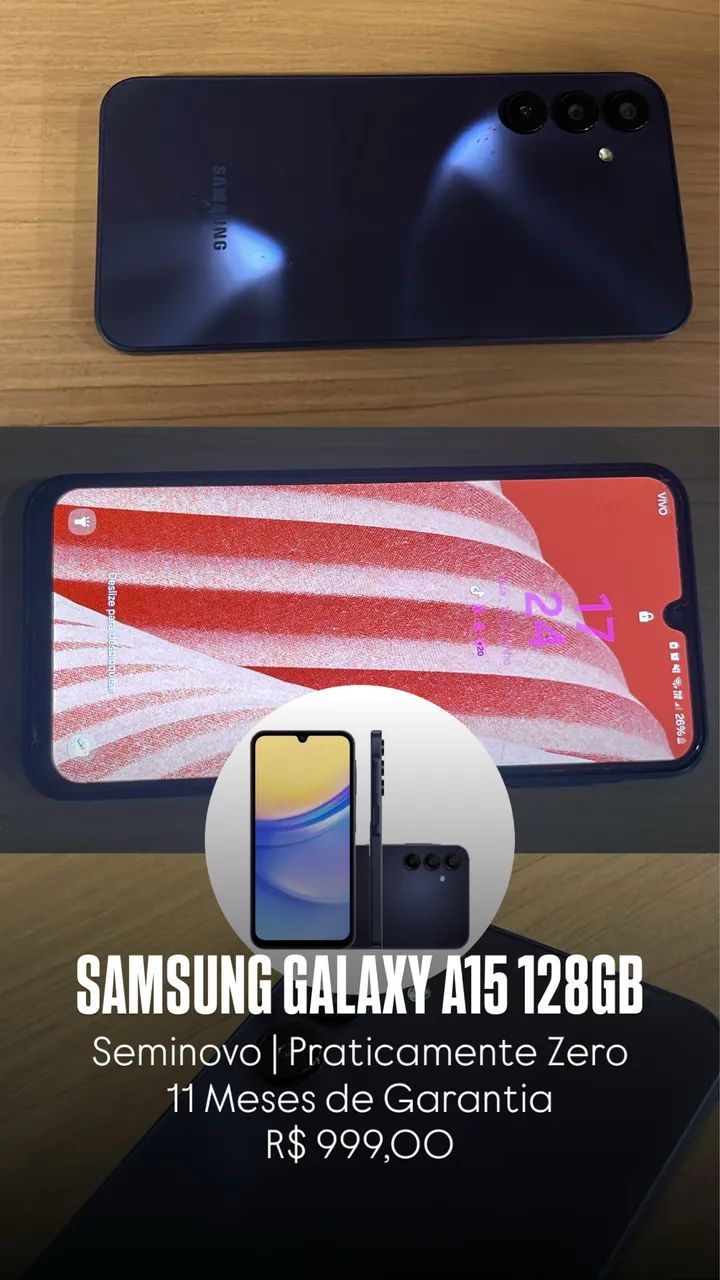 Samsung A15 11 Meses de garantia 