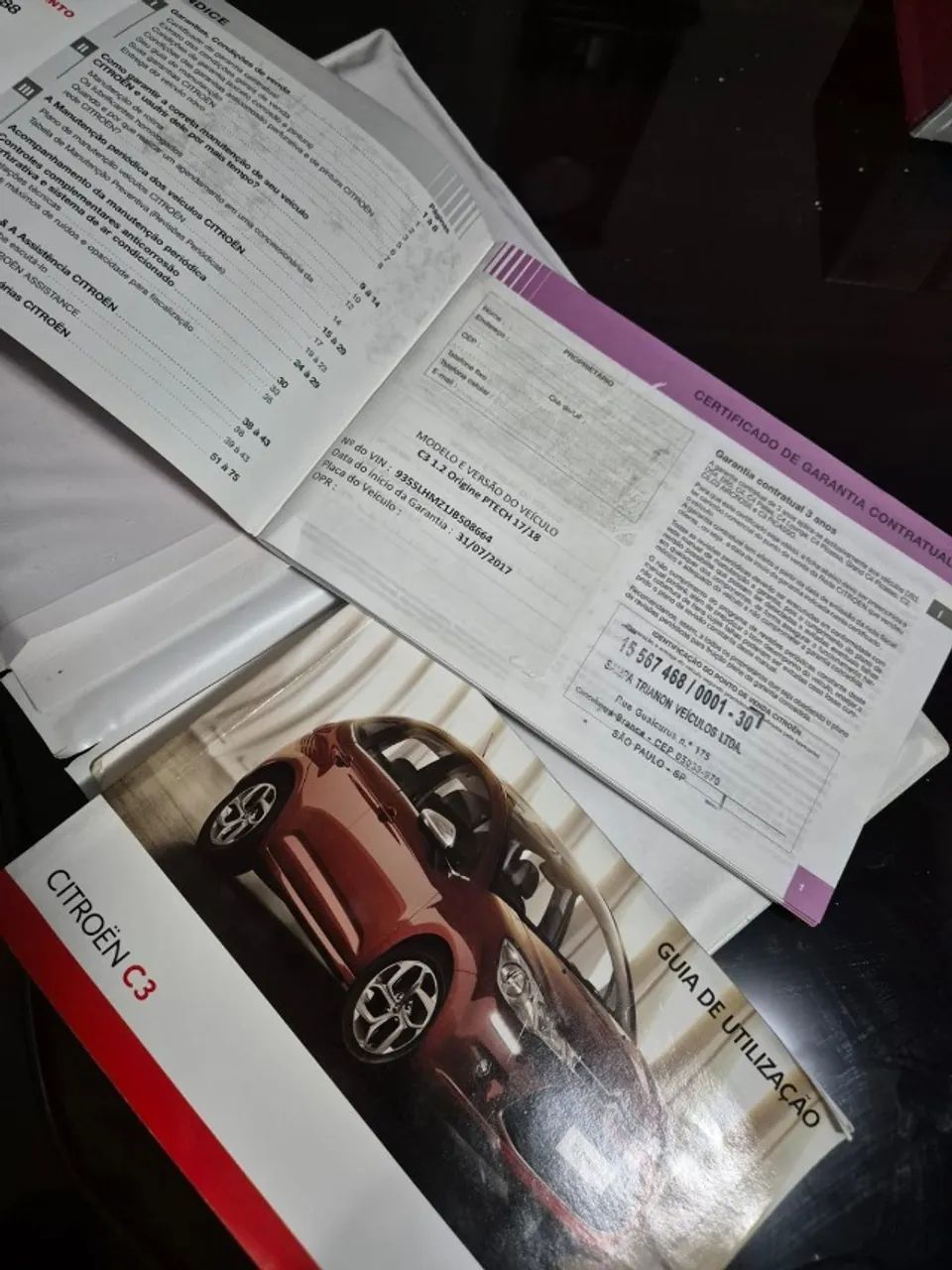 Manuais C3 Origine 2018 e do Tendance 2015 - Foto 5