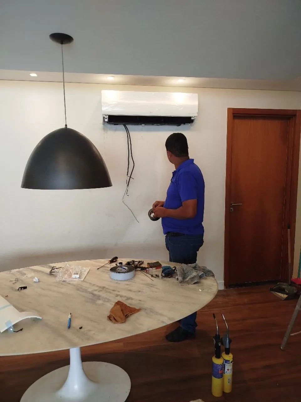 Instalação de ar condicionado 