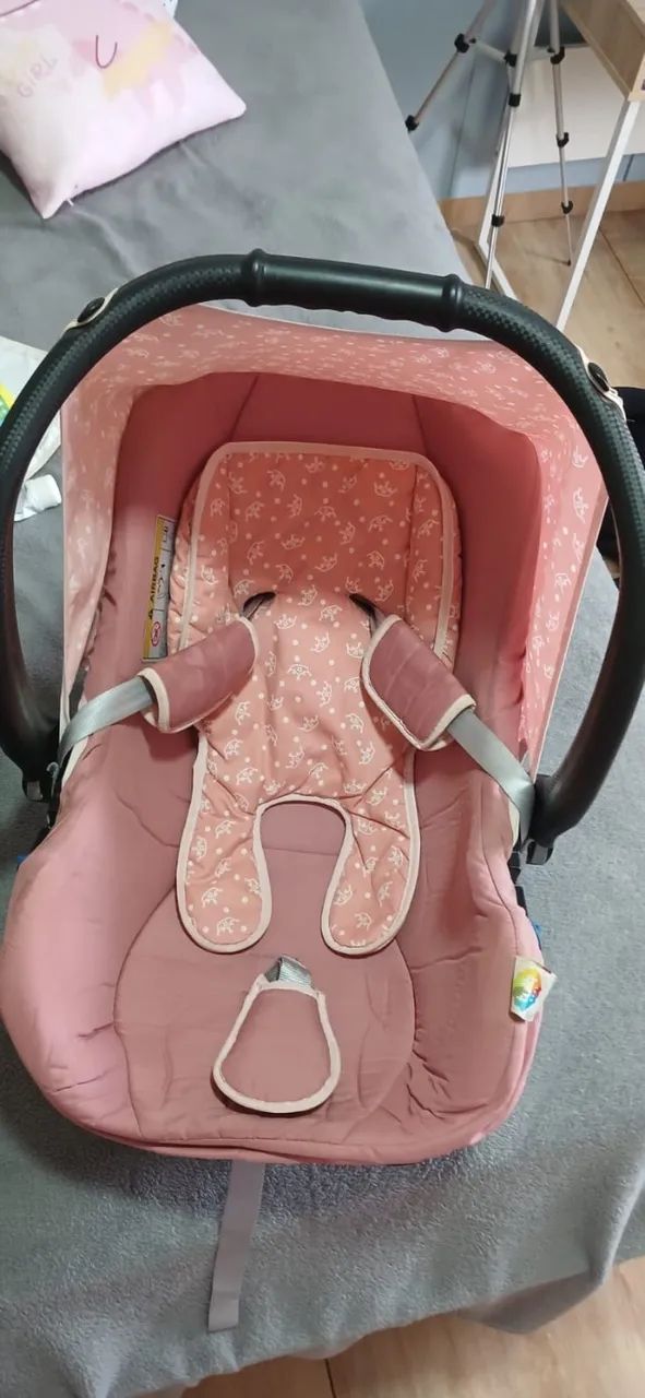 Bebê Conforto Tutty Baby Rosa - Foto 3