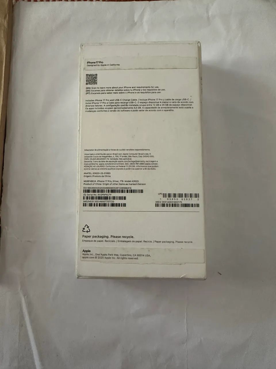 iPhone 17 Pro 1TB - branco - Foto 2