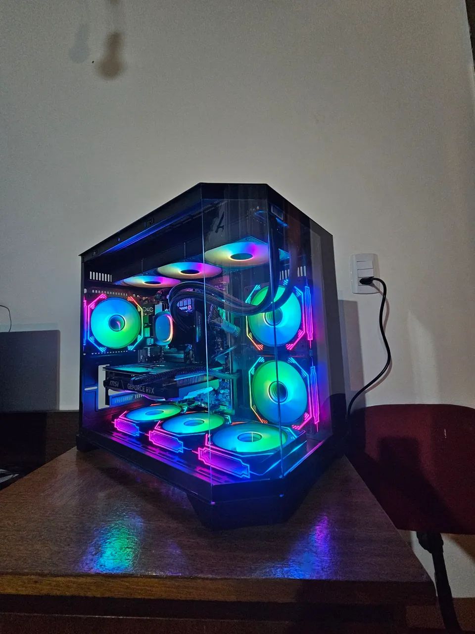 Pc gamer com i7 14700kf com rtx 4070 e 16gb DDR5 - Foto 5