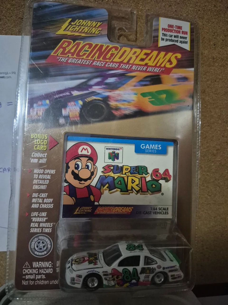 Mario Johnny Lightning Racing Dreams 1998 edição especial 