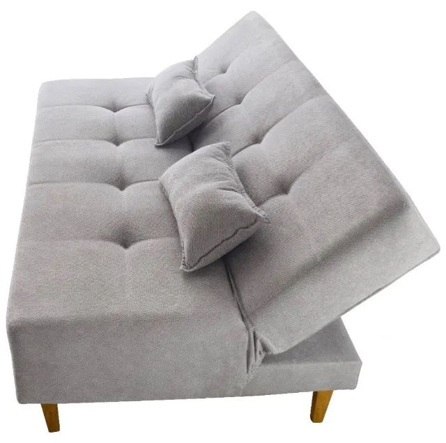 Sofá Cama Aurora 1,81 Linho Cinza419420933918576642