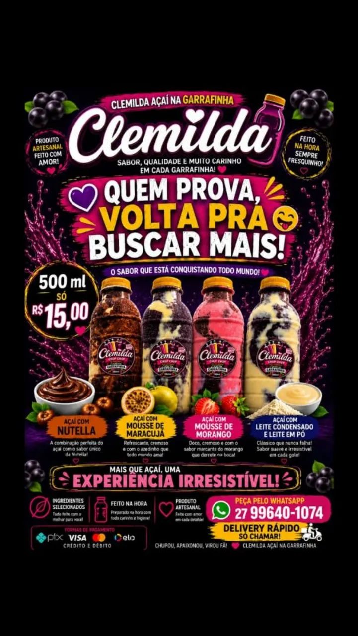 Açaí na garrafinha  - Foto 3